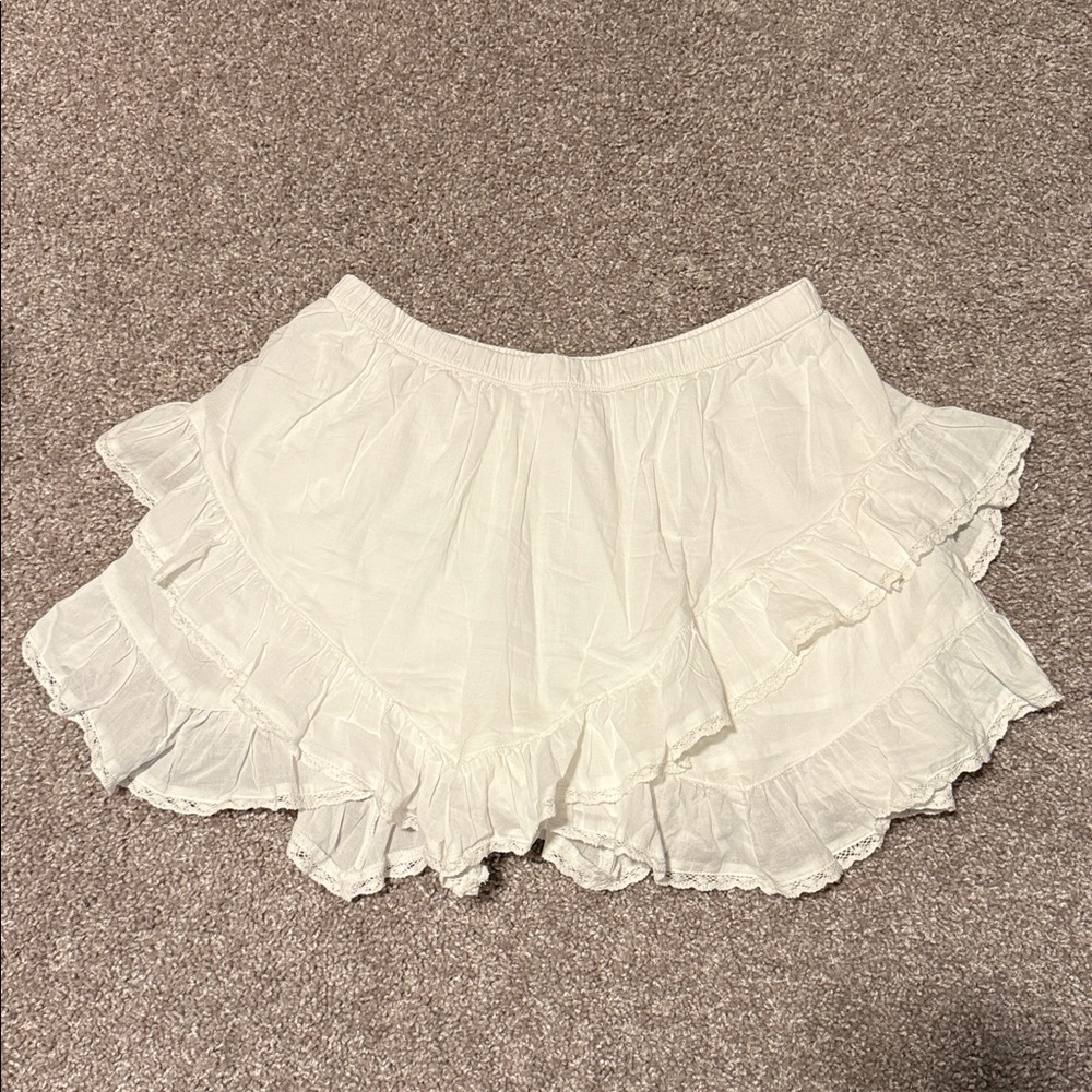 Abercrombie Ruffle Layered Mini Skort - Picture 2 of 4